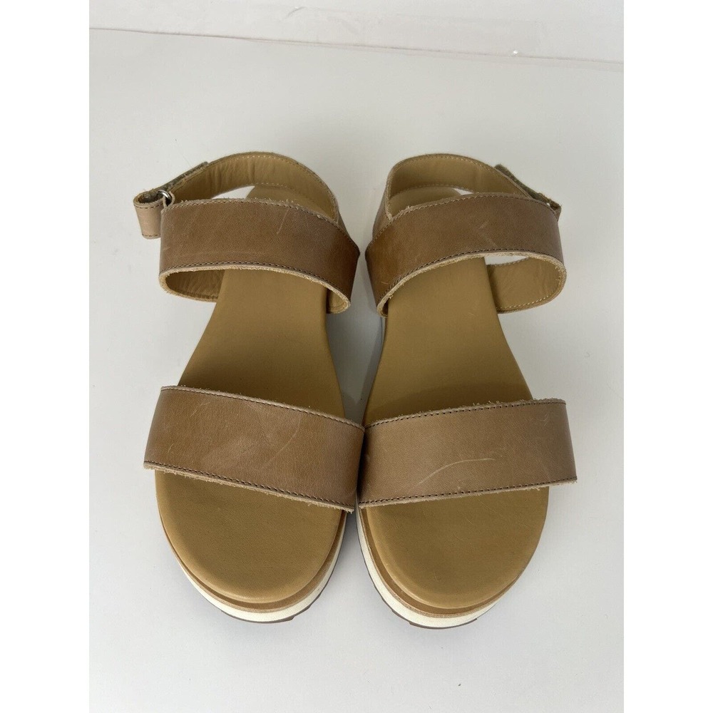 Nisolo Women’s Go-To Platform Slingback Almond Sandal Size 8